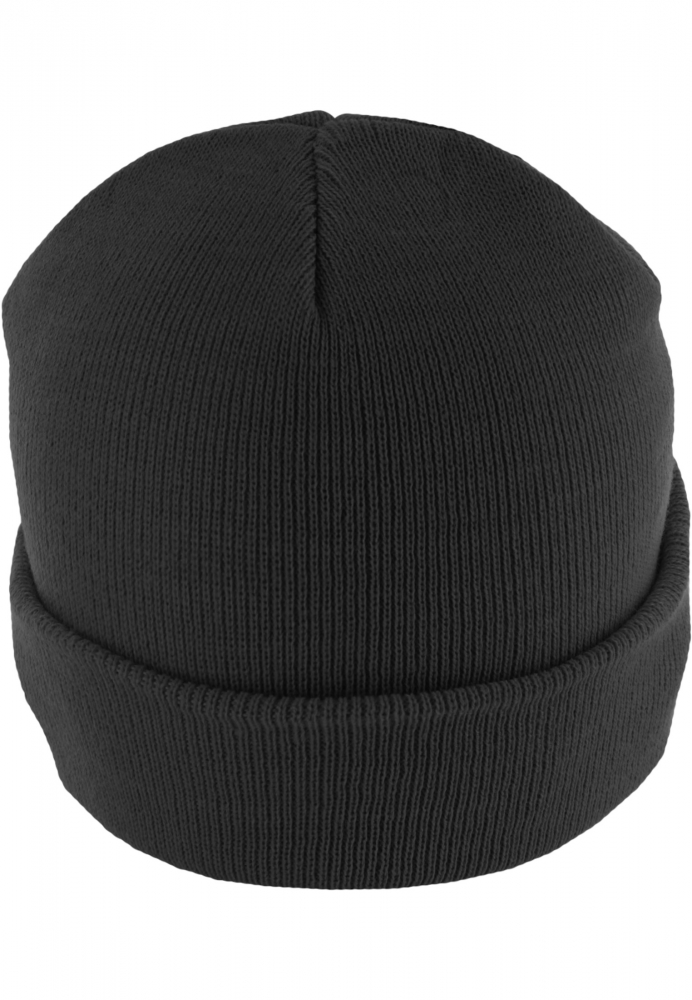 Caciula Beanie Basic Flap negru MasterDis