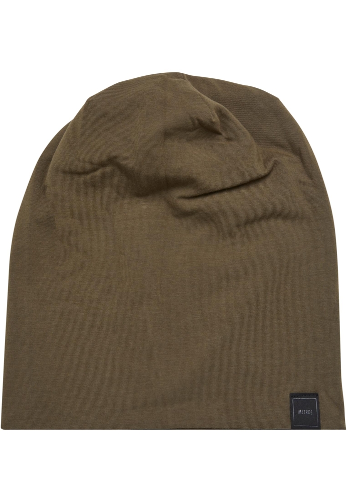 Caciula Beanie Jersey oliv MasterDis