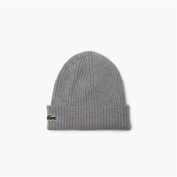 Caciula Beanie Lacoste Lacoste tricot barbati gri yrd