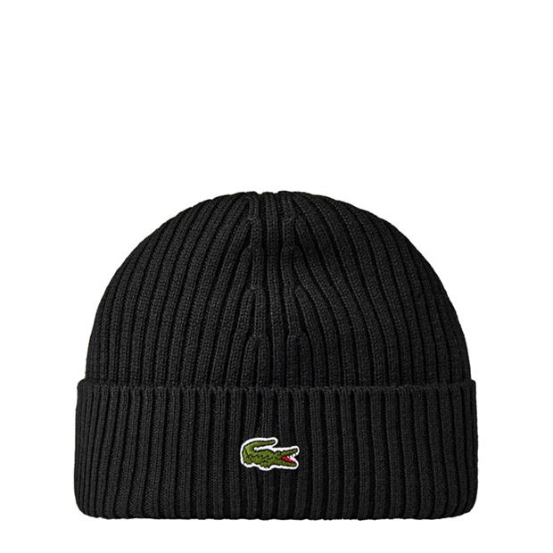 Caciula Beanie Lacoste Lacoste tricot barbati negru