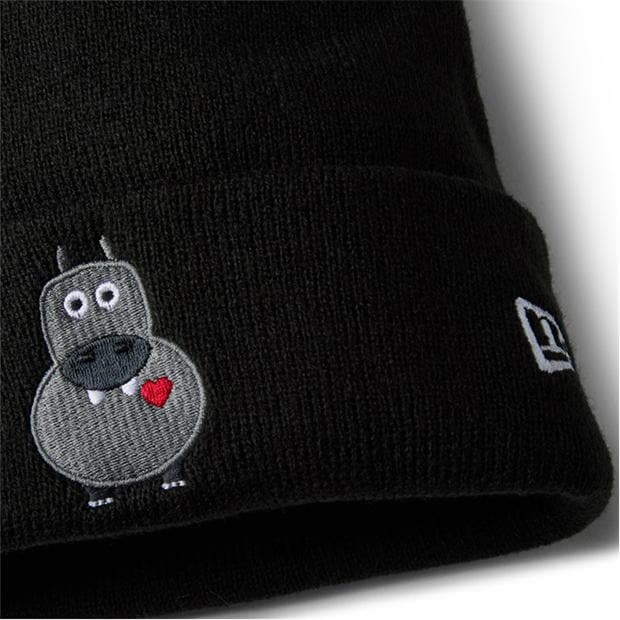 Caciula Beanie New Era Animal copii negru