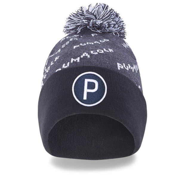 Caciula Beanie Puma Pom Pom pentru barbati bleumarin alb