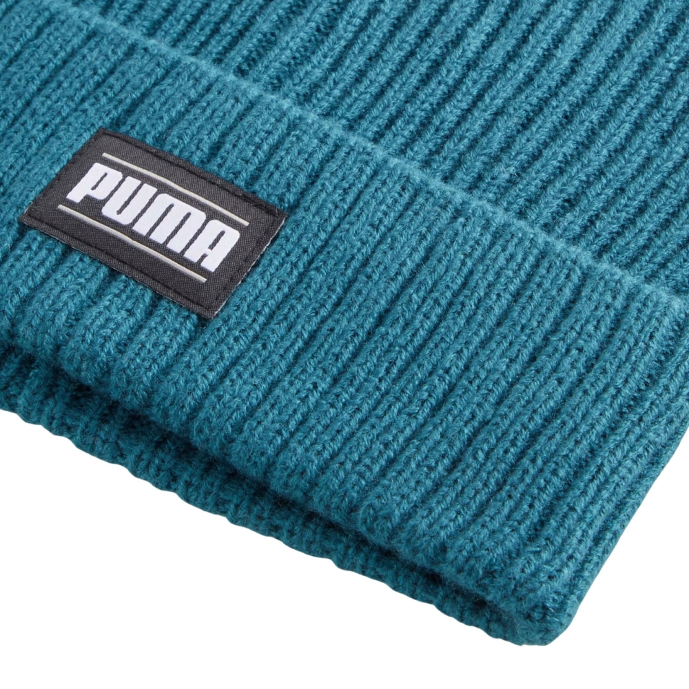 Caciula Beanie Puma Ribbed clasic Cuff turcoaz 024038 11