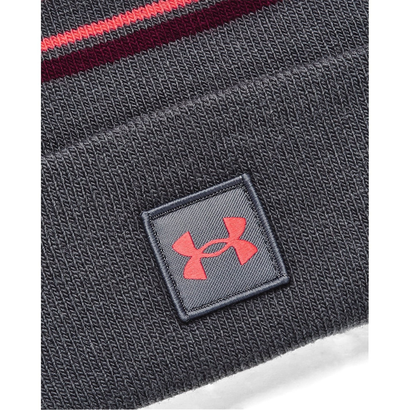 Caciula Beanie Under ARMOUR Ua Halftime Pom Beany Unisex pentru adulti pentru Barbati gri