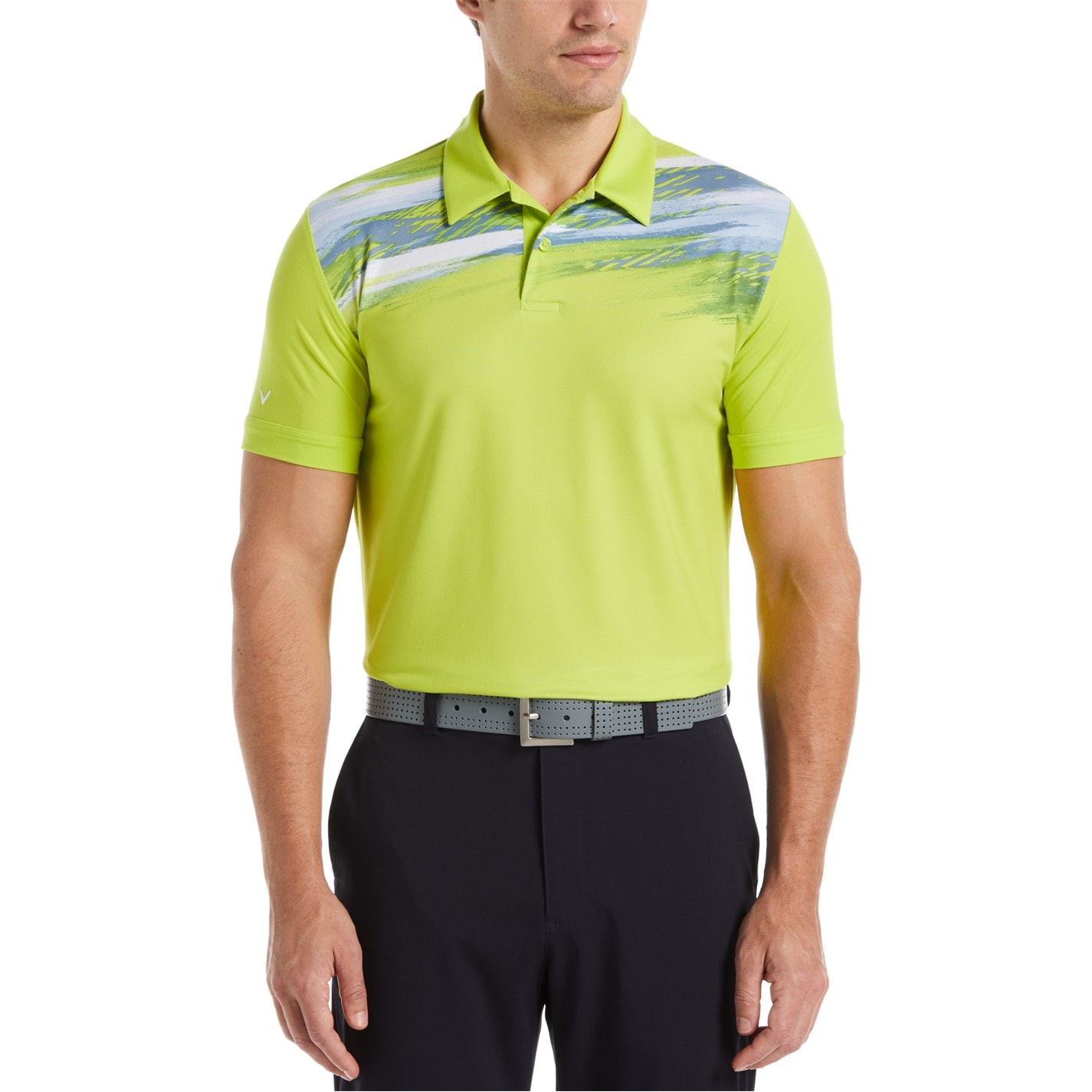 Callaway Active Polo pentru barbati verde lime punch