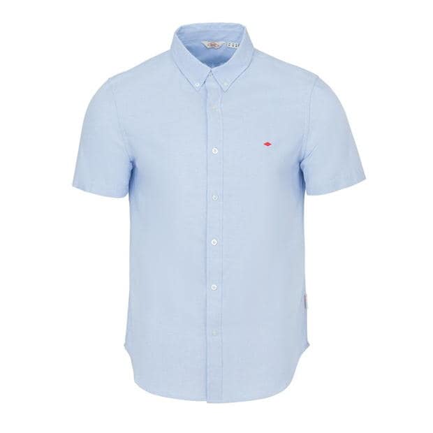 Camasa oxford Lee Cooper Cooper maneca scurta albastru