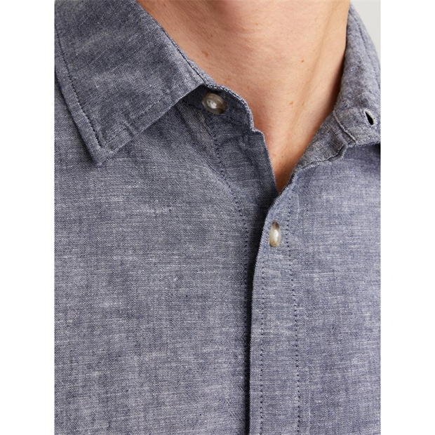 Camasa panza Jack and Jones LS pentru barbati faded denim