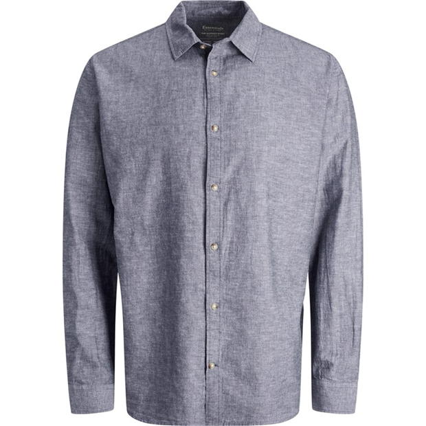 Camasa panza Jack and Jones LS pentru barbati faded denim