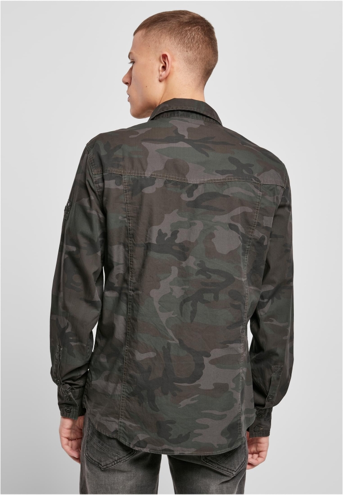 Camasa Slim Worker oliv camuflaj Brandit