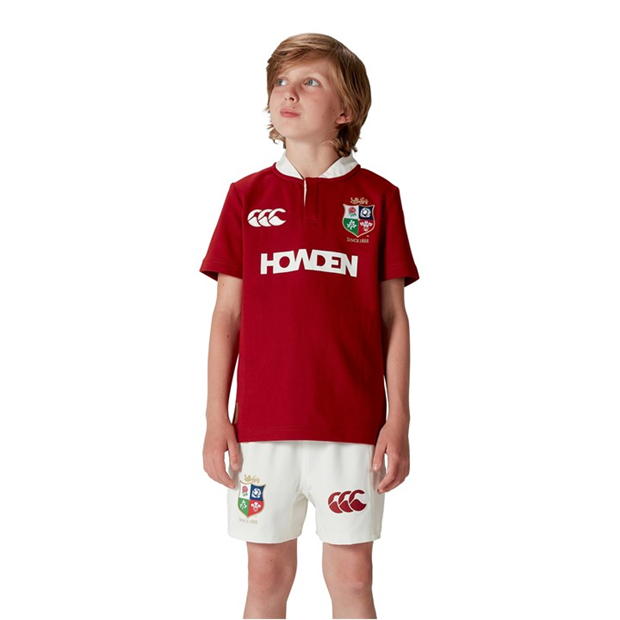 Canterbury British and Irish Lions clasic Shirt 2024 Juniors rosu dahlia