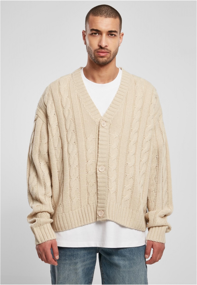 Cardigan Boxy bej Urban Classics