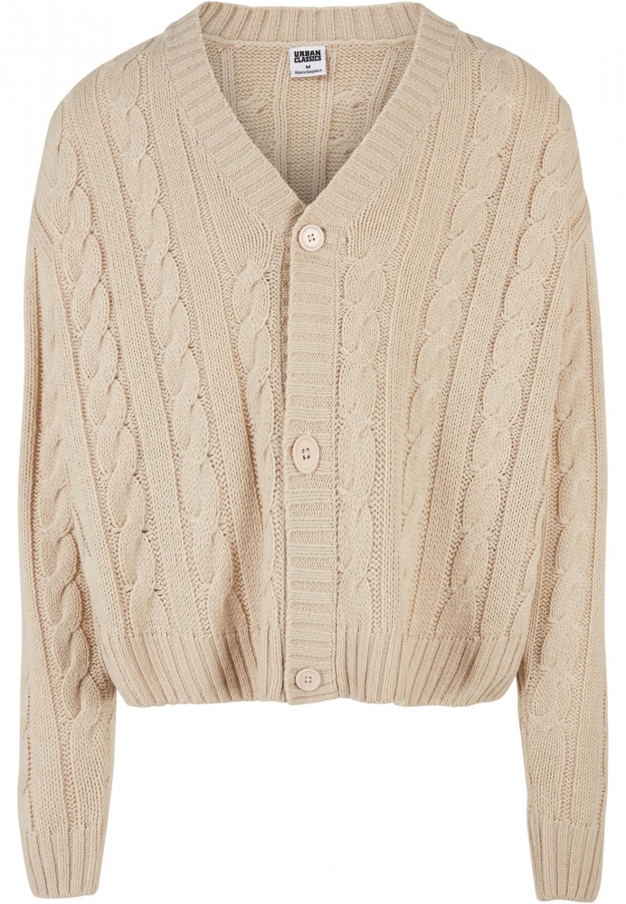 Cardigan Boxy bej Urban Classics