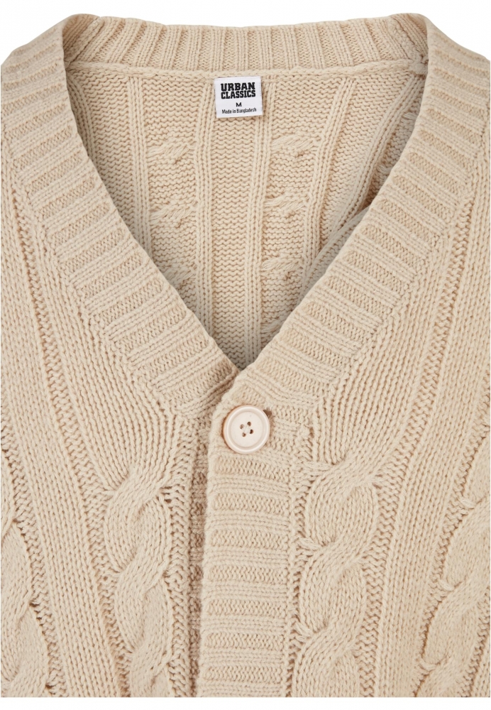 Cardigan Boxy bej Urban Classics