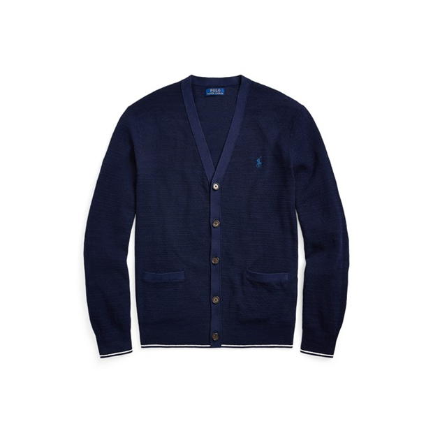 Cardigan Polo Ralph Lauren Logo bright bleumarin