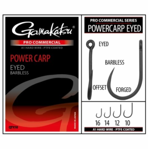 CARLIG COARS PRO-C POWERCARP EYED 10BUC PL marime 14 GAMAKATSU