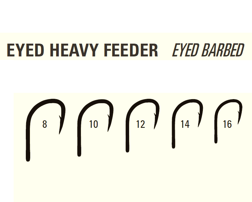 CARLIG EYED HEAVY FEEDER MU14 10BUC PL marime 8 MUSTAD