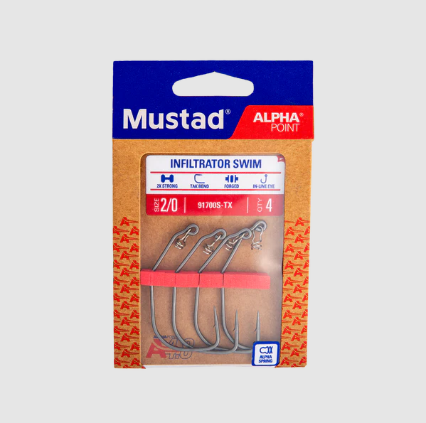 CARLIG OFFSET INFILTRATOR SWIM 2BUC PL marime 10-0 MUSTAD