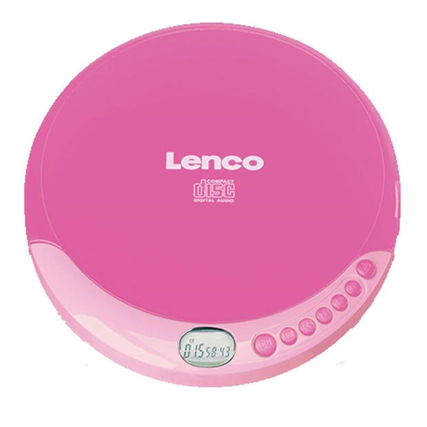 Casti CD Player Lenco Lenco cu roz