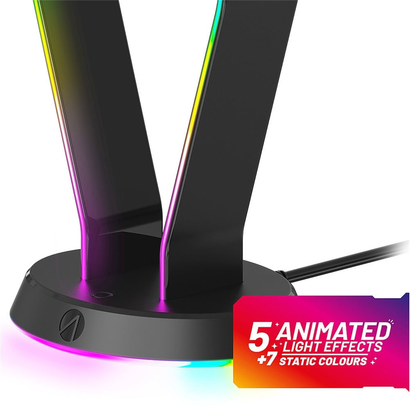 Casti Stealth care se aprind Gaming Stand multicolor format and universal