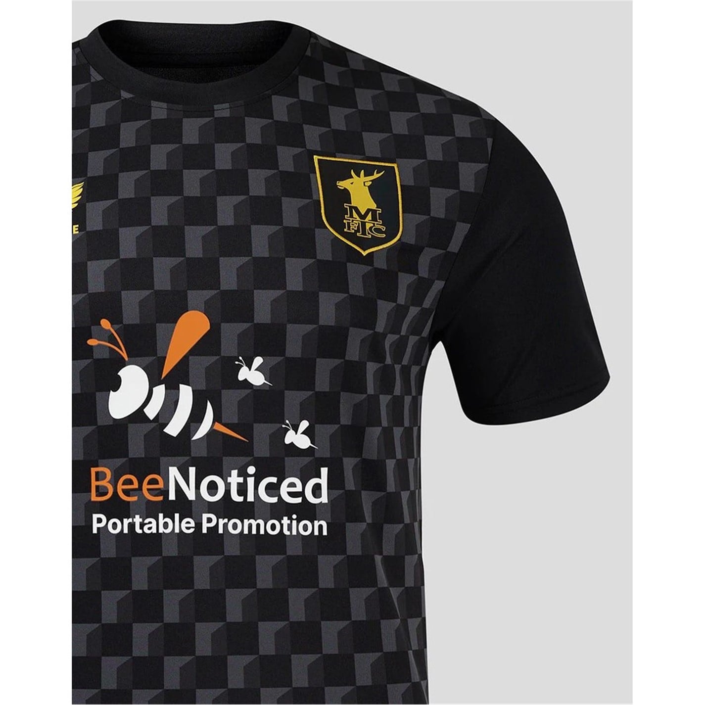 Tricou sport Third Castore Mansfield Town 2024 2025 pentru adulti negru