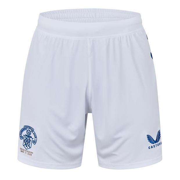 Pantaloni scurti Castore Rangers FC 125 Years 2024 2025 pentru adulti brilliant alb