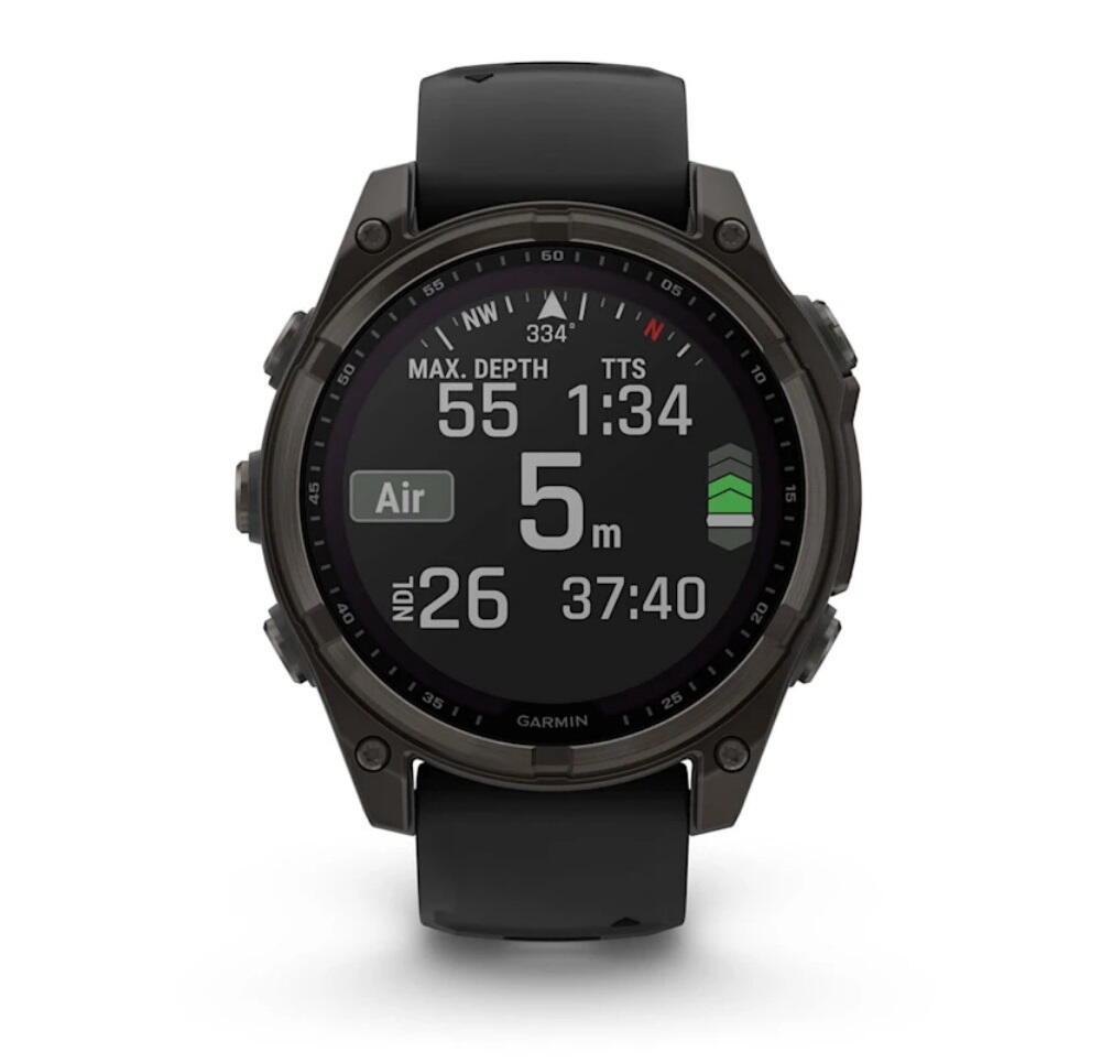 CEAS FENIX 8 SOLAR SAPPHIRE CARBON gri TI negru 47MM EM GARMIN