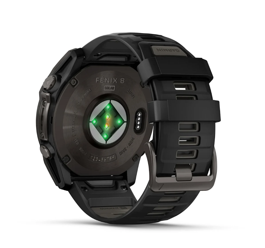 CEAS FENIX 8 SOLAR SAPPHIRE CARBON gri TI negru 51MM EM GARMIN