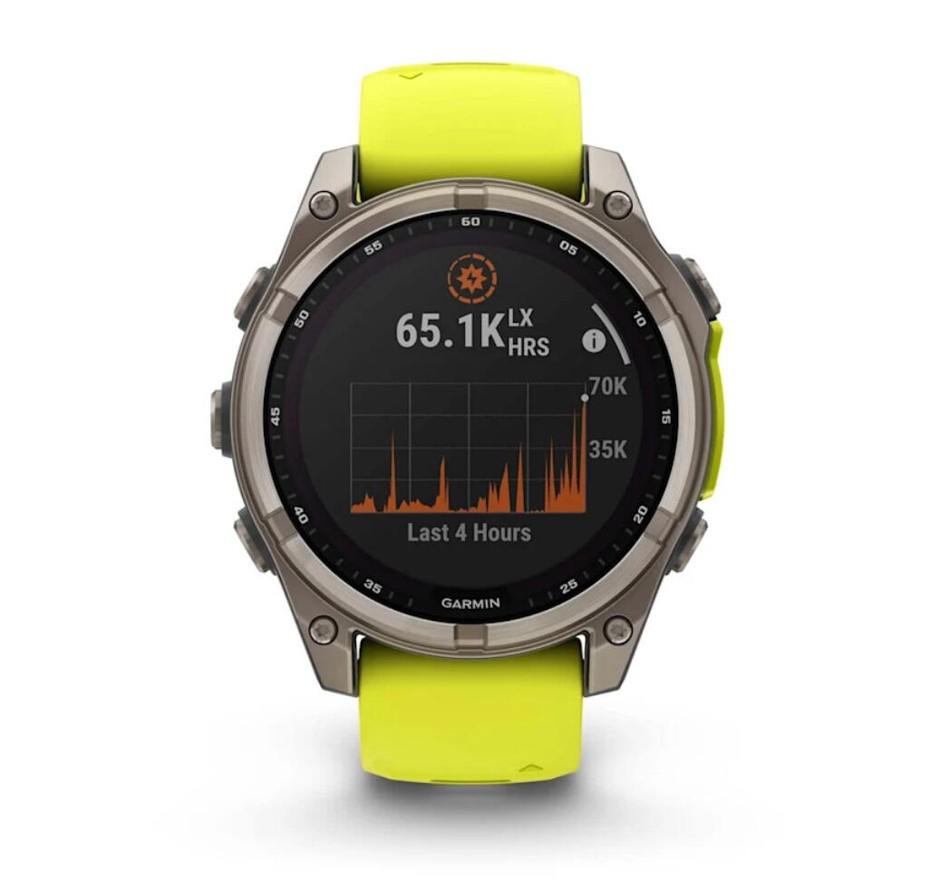 CEAS FENIX 8 SOLAR SAPPHIRE galben GRAPHITE 47MM EMEA GARMIN