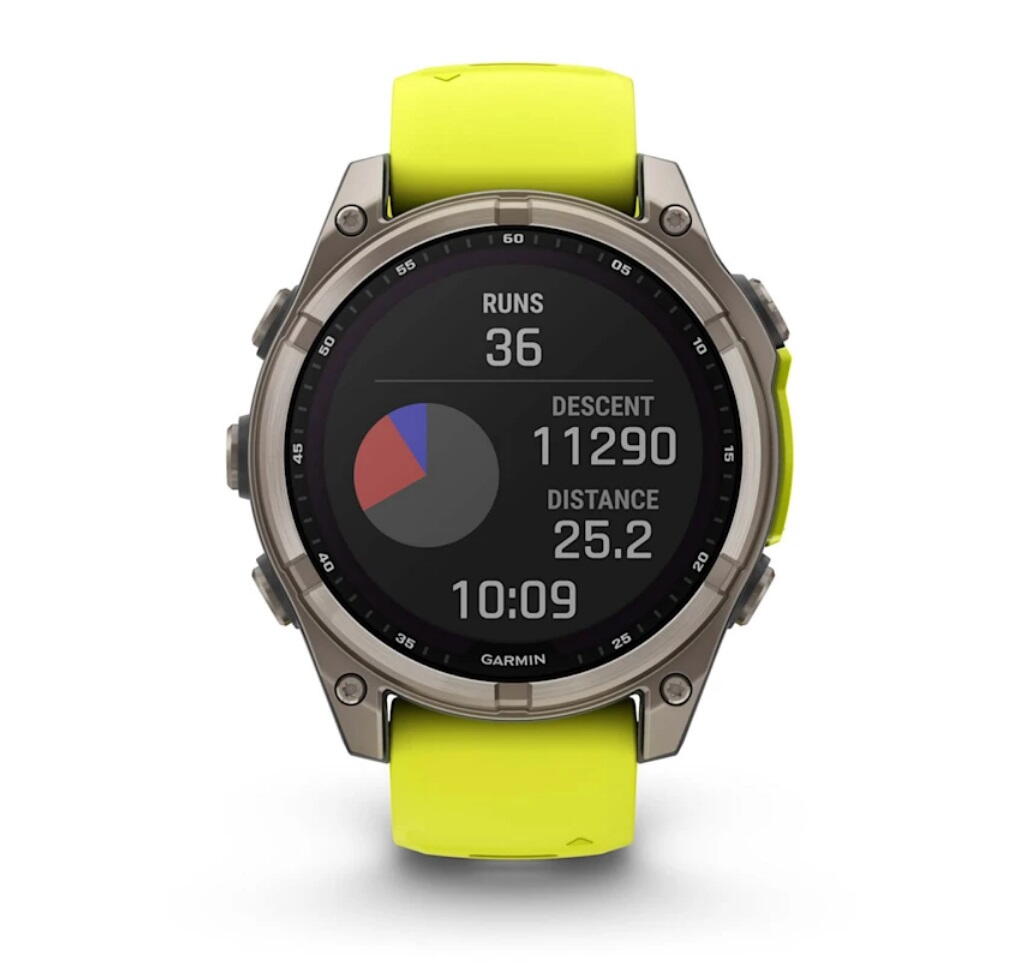 CEAS FENIX 8 SOLAR SAPPHIRE galben GRAPHITE 47MM EMEA GARMIN