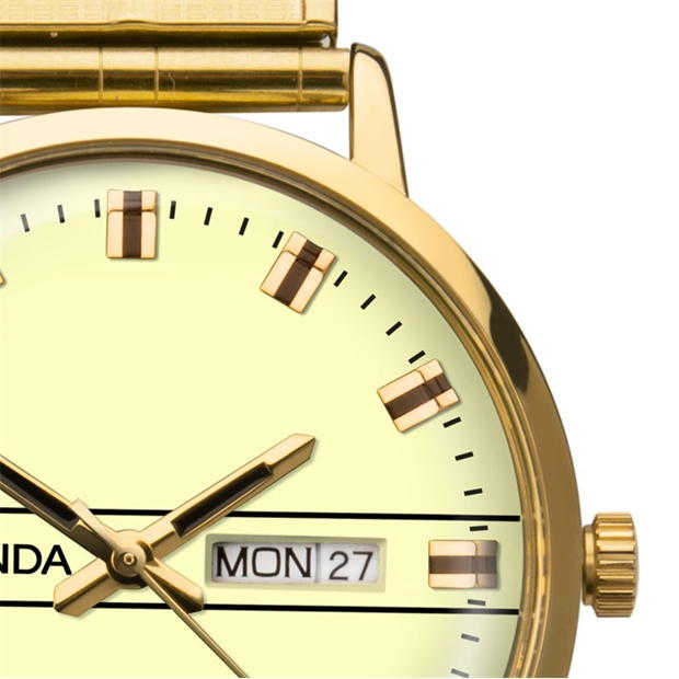 Ceas Sekonda 1974 38mm Gold Round Case Cream Dial