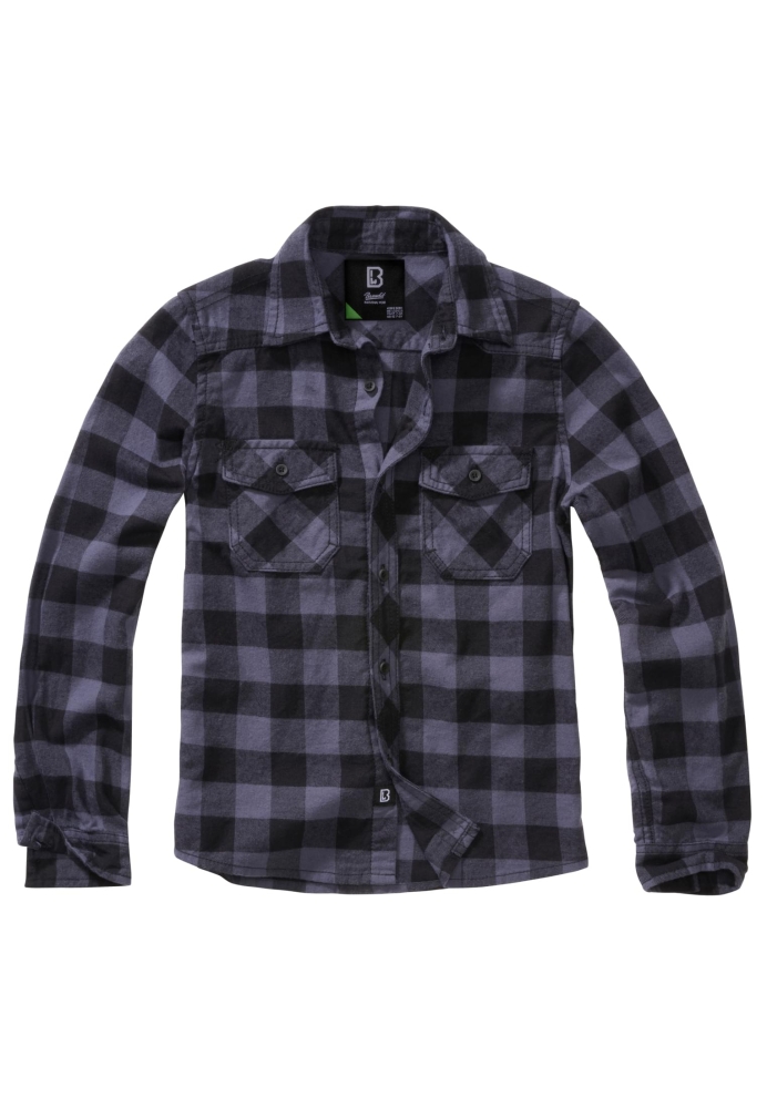 Checkshirt pentru Copii negru gri Brandit