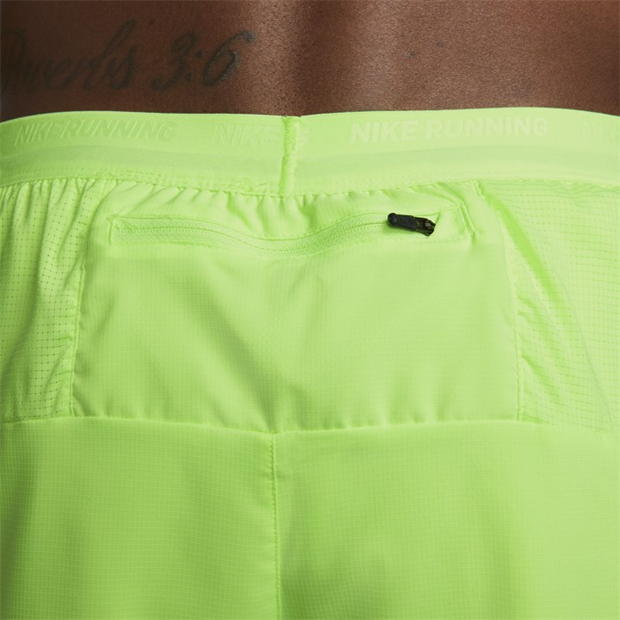 Pantaloni scurti Nike Dri-FIT Stride 5 cu captuseala alergare pentru Barbati ghost verde