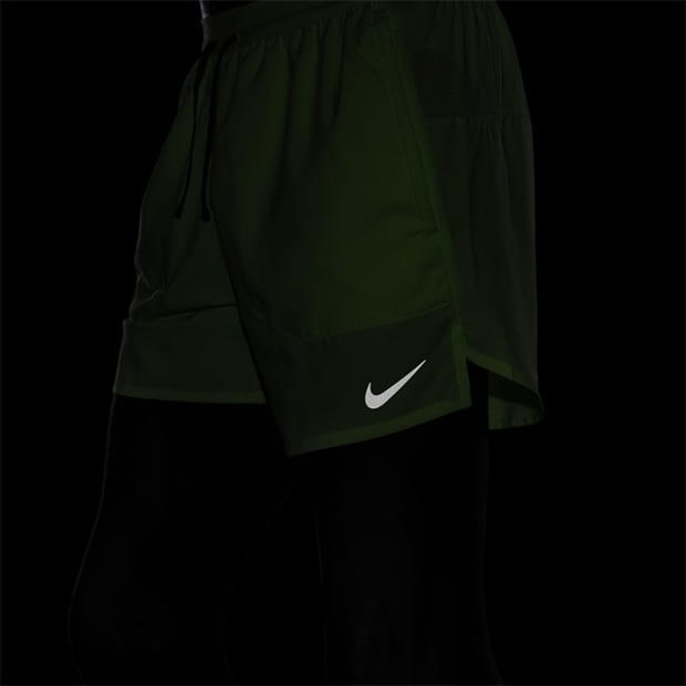 Pantaloni scurti Nike Dri-FIT Stride 5 cu captuseala alergare pentru Barbati ghost verde