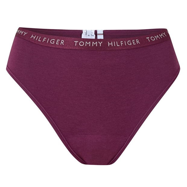 Chiloti Set 2 Tommy Hilfiger Absorbent Period mov pruna negru