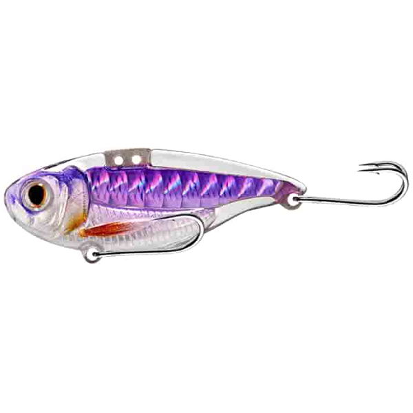 CICADA SONIC SHAD BLADE BAIT 5CM 10G VIOLET negru BACK LIVE TARGET