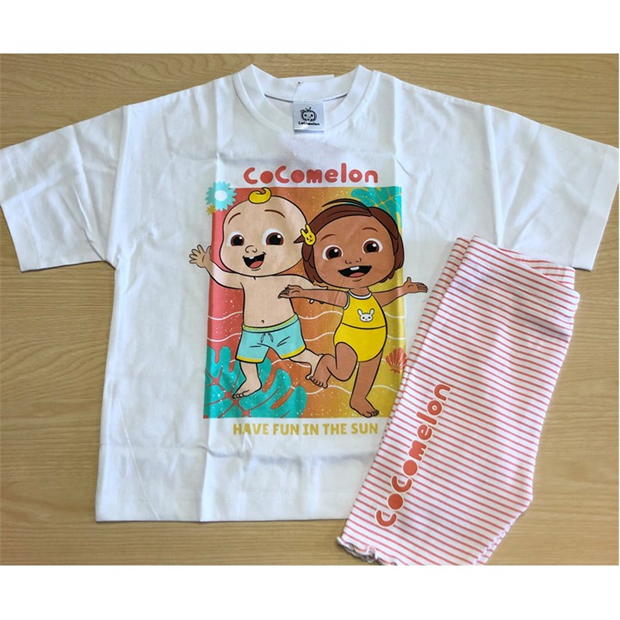 Set Tricou Cocomelon and ciclism Short cu personaje