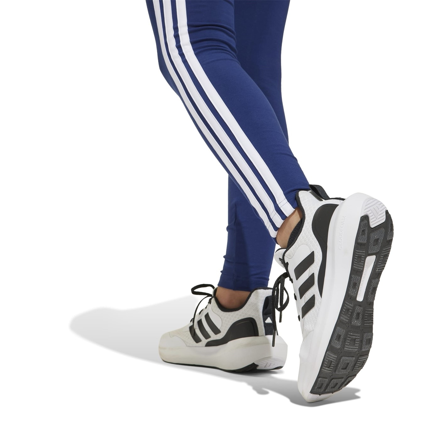 Colanti adidas Essentials 3-Stripes pentru fete legend albastru