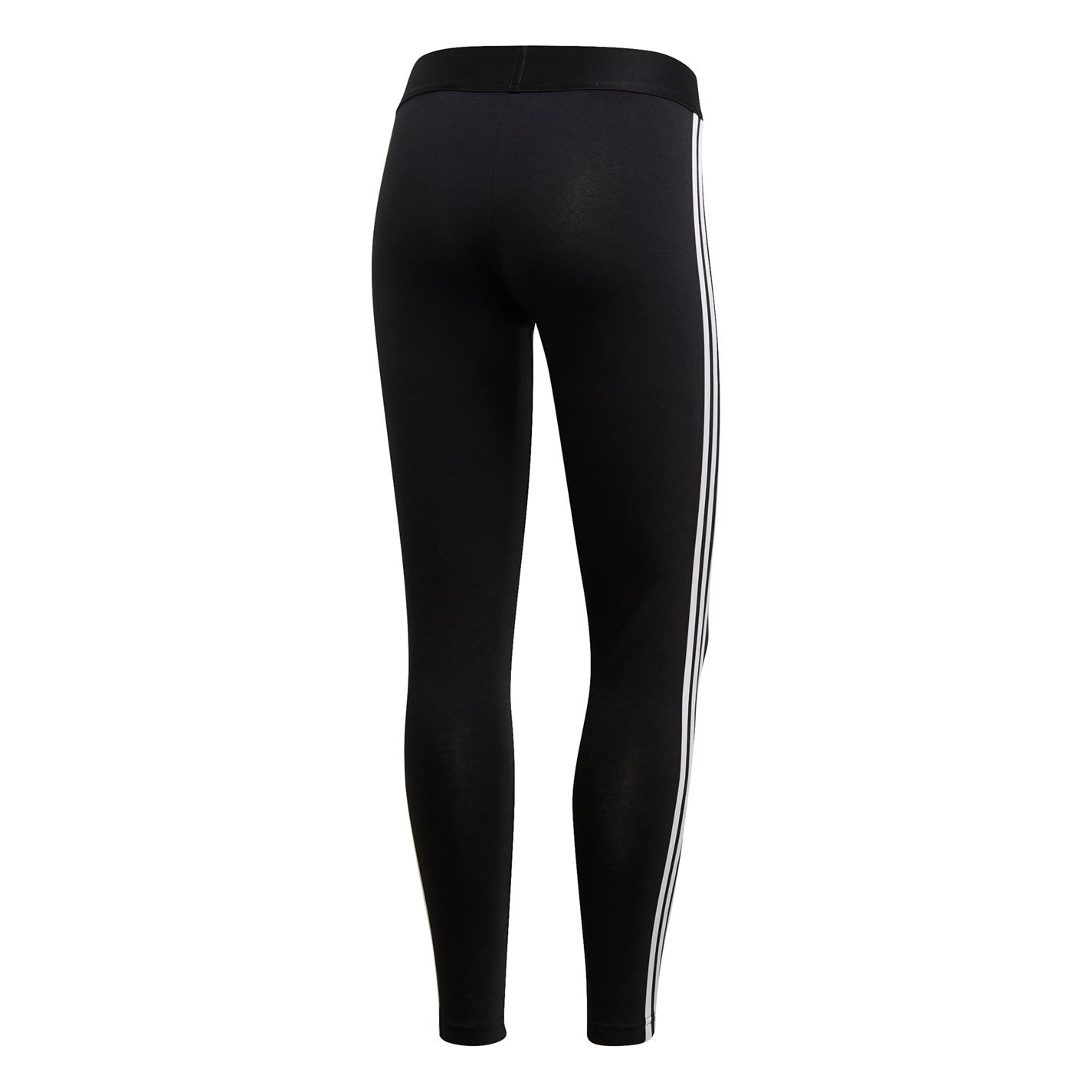 Colanti adidas Essentials 3 cu dungi pentru femei negru alb