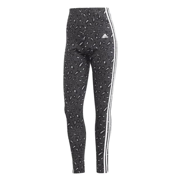 Colanti adidas Essentials 3 cu dungi pentru femei animal multicolor