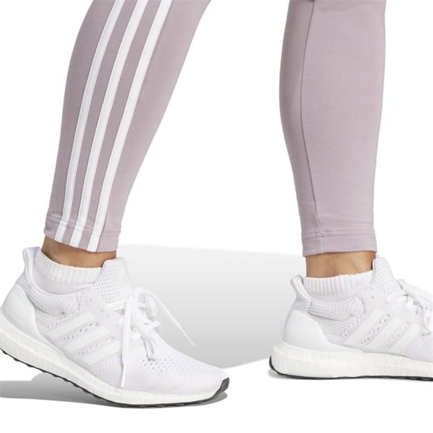 Colanti adidas Essentials 3 cu dungi pentru femei preloved mov