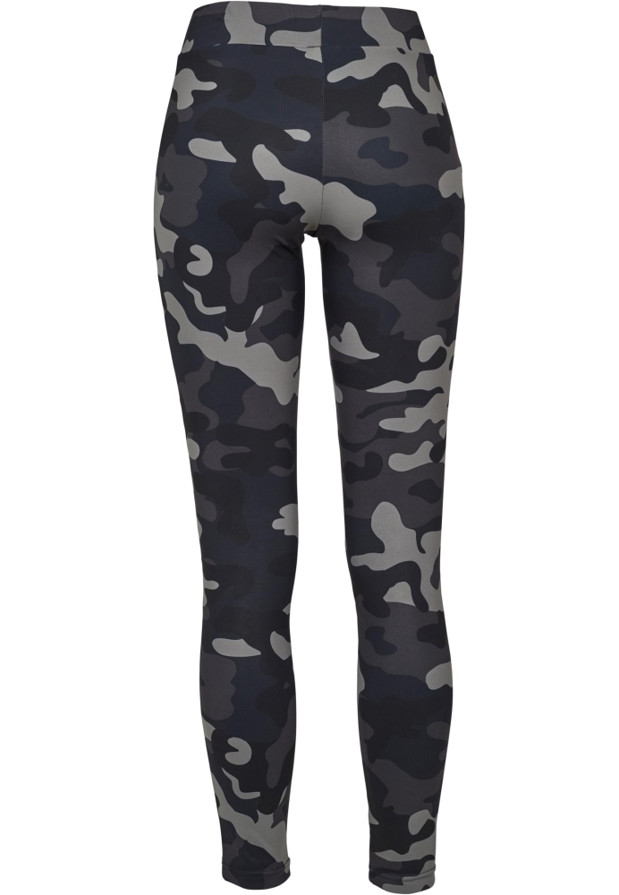 Colanti Camo cu plasa pentru Femei camuflaj negru Urban Classics