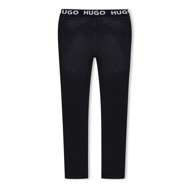 Colanti HUGO Denim negru z11