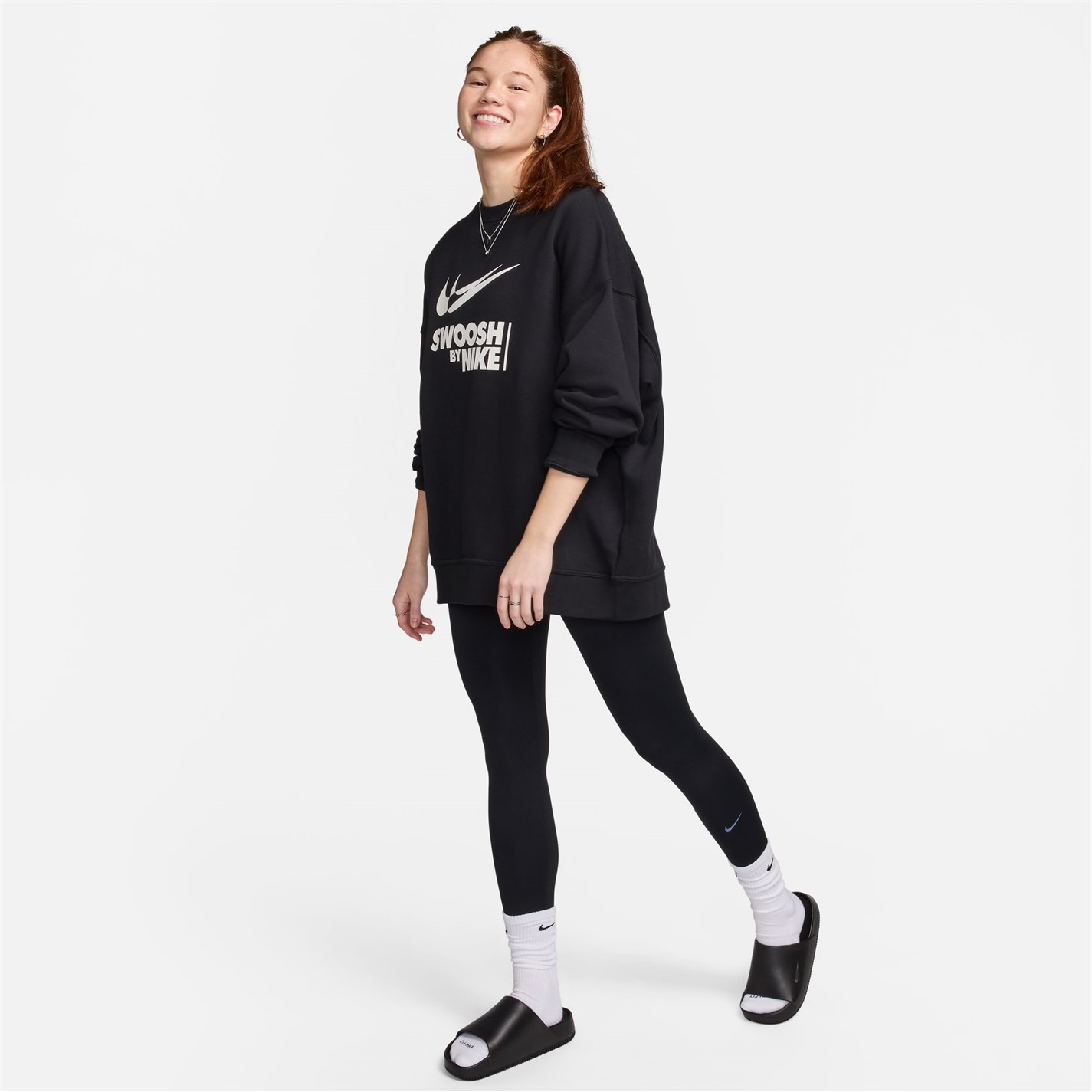 Colanti Nike One High-Rise pentru femei negru