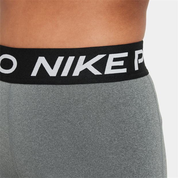 Colanti Nike Pro pentru fete gri carbon deschis