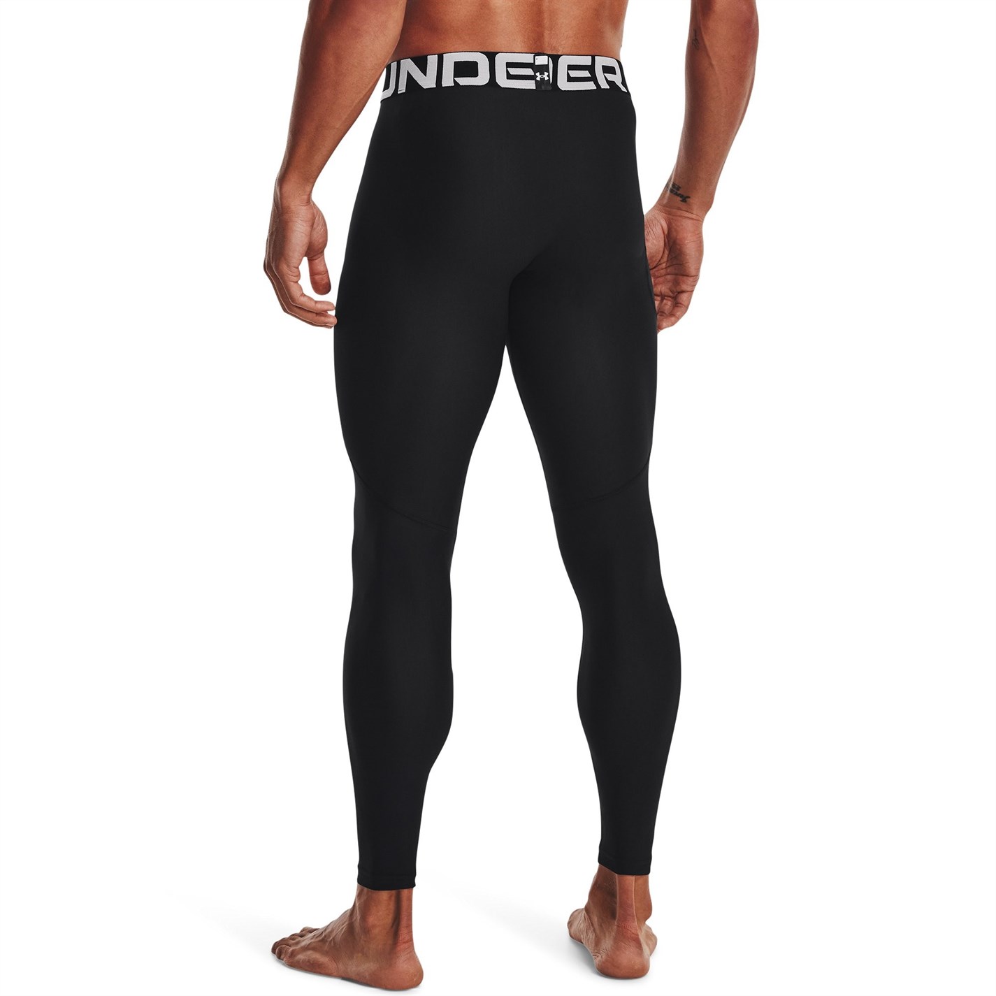 Colanti Under ARMOUR HeatGear Armourprint pentru Barbati negru halo gri