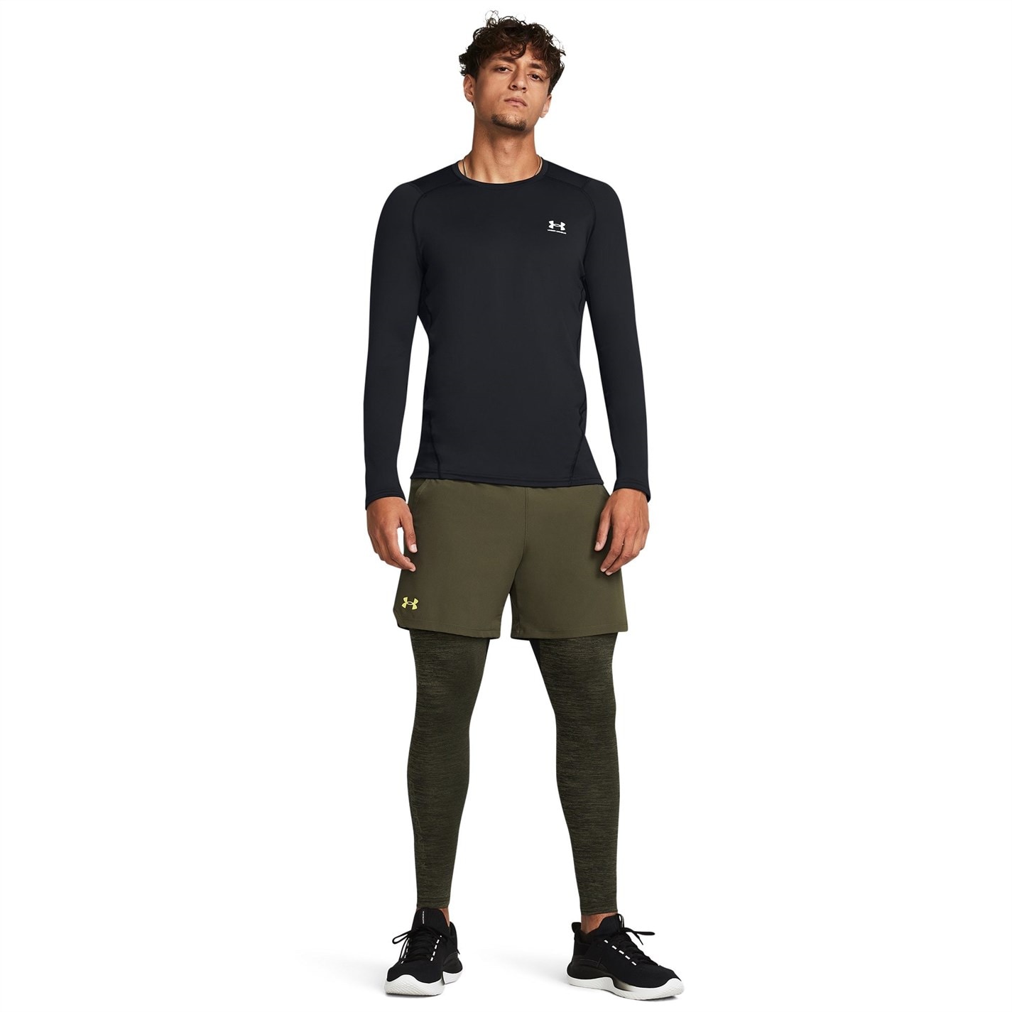 Colanti Under ARMOUR Ua Cg Twist Lgs Baselayer pentru Barbati verde