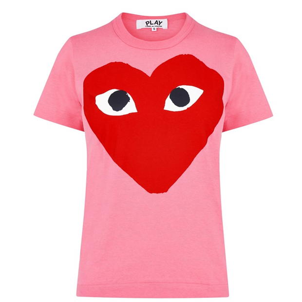 COMME DES GARCONS PLAY Big Heart T- Shirt roz