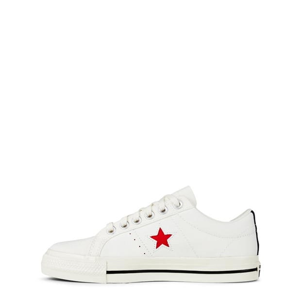 COMME DES GARCONS PLAY Comme One Star LT femei alb