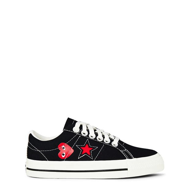 COMME DES GARCONS PLAY Comme One Star LT femei negru