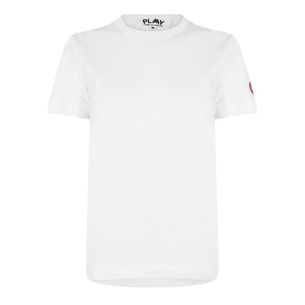 COMME DES GARCONS PLAY Comme SpaceHrt Slv T pentru femei alb